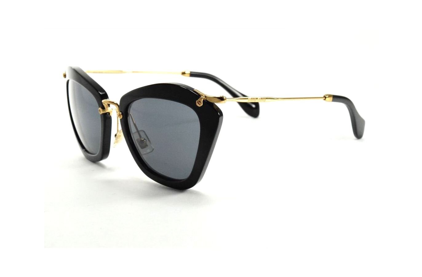 Miu Smu 10n Miu Miu Mu 10n MIU MIU SMU 10N 1AB-1A1 Black Gold Gray