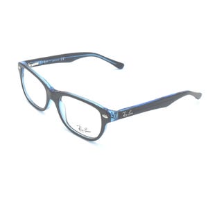 Ray-Ban RB 1555 3667 Kids&#39; Eyeglasses Polished Blue Frame 48 mm + RB Case