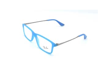 Ray-Ban RB 1541 3618 Kids' Eyeglasses Blue Silver Frame 49 mm + RB Case