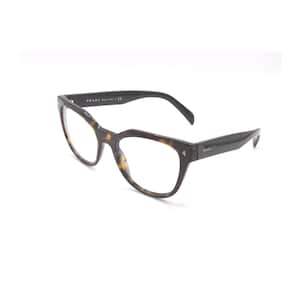 PRADA Eyeglasses VPR 21s UEW-1O1 Tortoise Frame 53 mm
