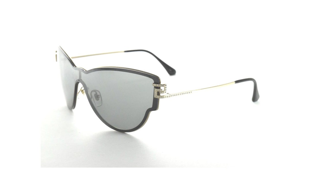 Versace VE 2172B 1252/6G Cat Eye Sunglasses Pale Gold/Grey Mirror Silver Lens Versace | Accessories | Versace Ve 272b 12526g Cat Eye  main image 2