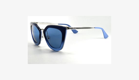 Prada Eyewear - Square-frame Acetate Sunglasses - Blue
