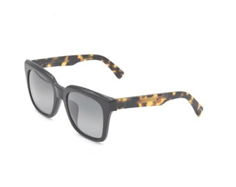 Maui Jim Genuine Authentic SNAPBACK Polarized 730 2M Brand New Full Rim Square Plastic Black Sunglasses for Men Etsy