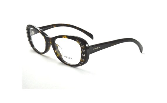 Prada Eyeglasses VPR 21R-F 2AU-1O1 Tortoise Frame 53 Mm - Etsy display picture 3