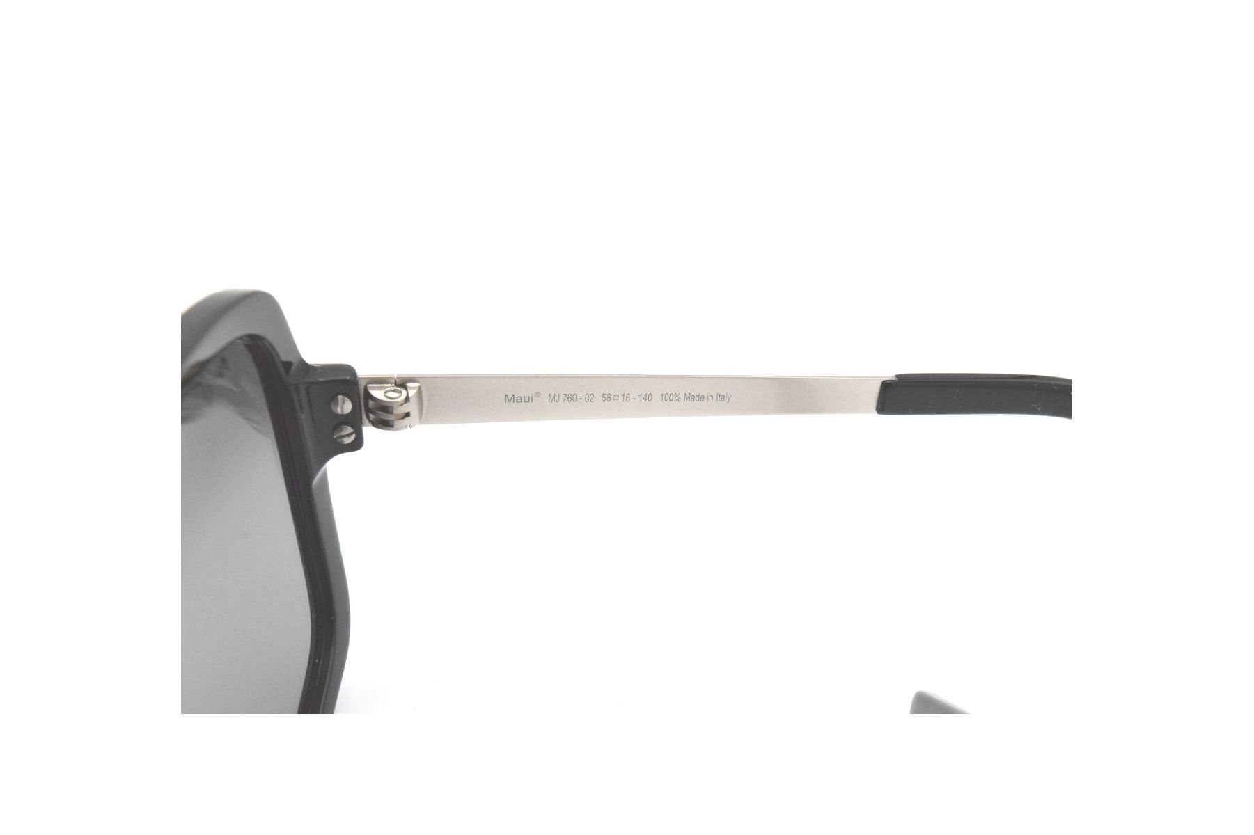 Maui Jim MJ 760 02 Melika Black Gold Frame Gray Polarized  display picture 1