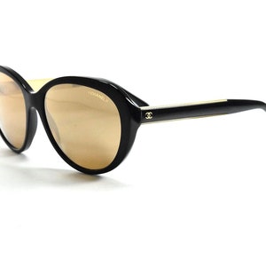 Chanel Gold Trim Sunglasses — BLOGGER ARMOIRE