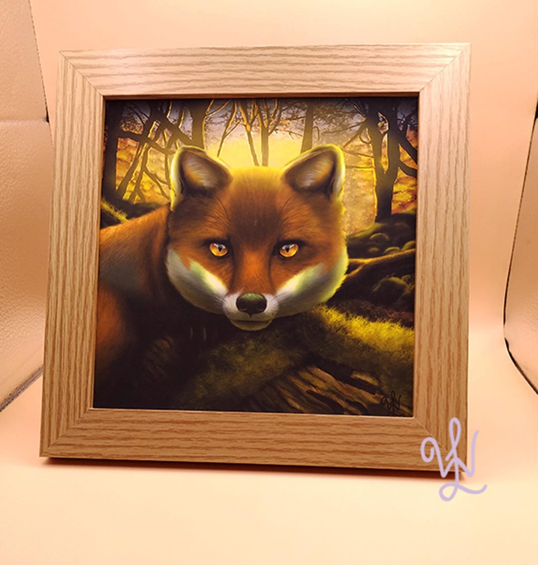 Fox Illustration Print - Etsy