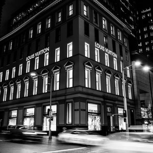 Printable Photo Louis Vuitton Store in Paris Black and White -   Australia