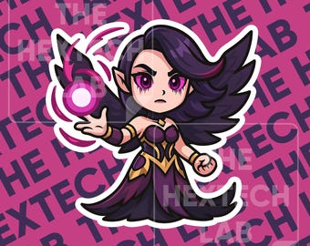 Chibi Morgana Sticker: League of Legends Vinyl Decal