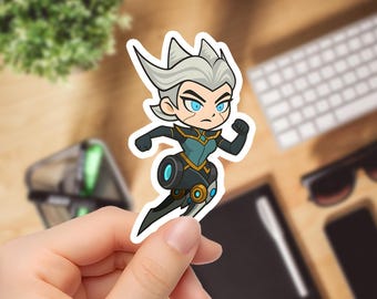 Chibi Camille Sticker: League of Legends Vinyl Decal