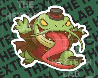 Tahm Kench Chibi Sticker: League of Legends Vinyl Decal