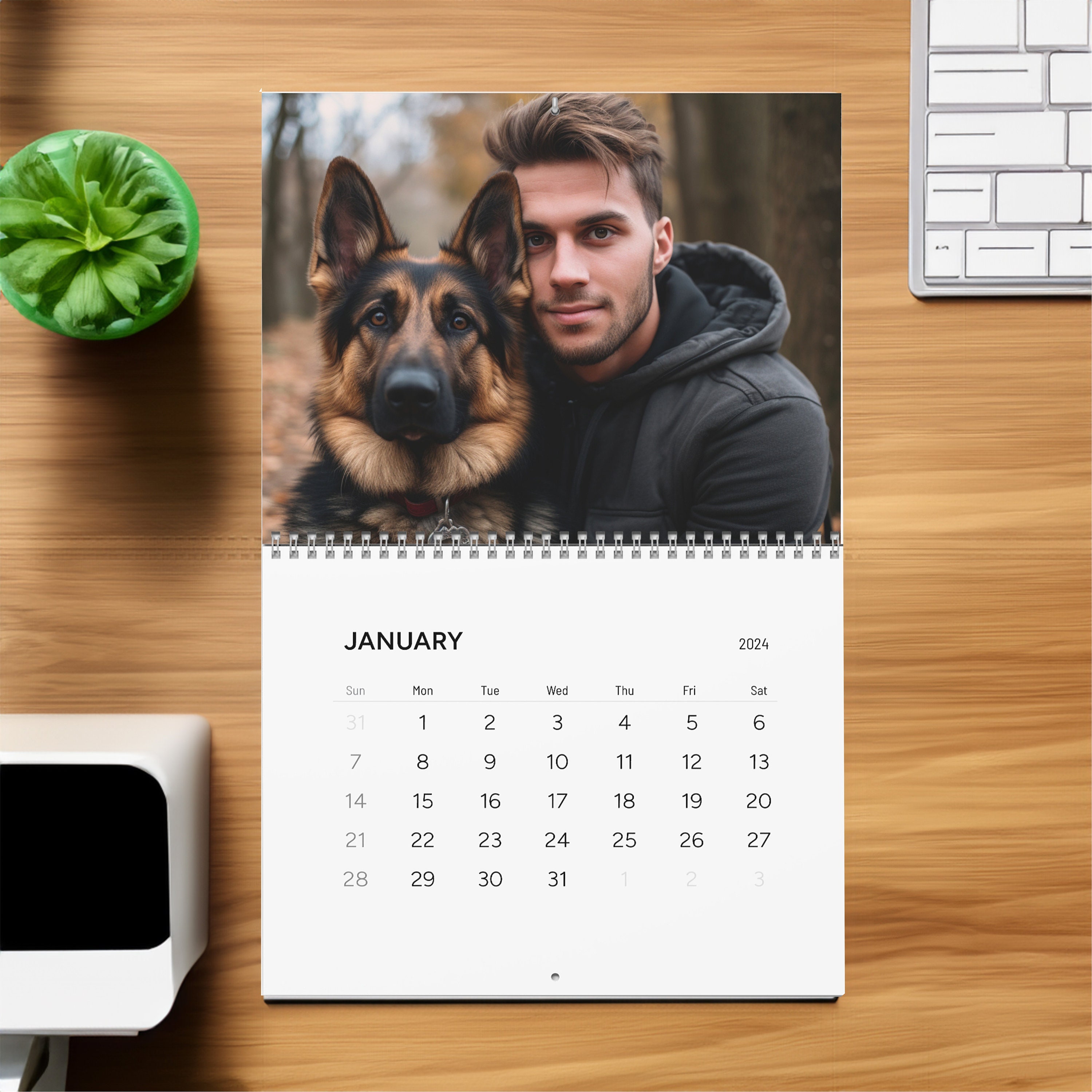 Personalized Photo Calendar 2024 Wall Calendar Photo Calendar