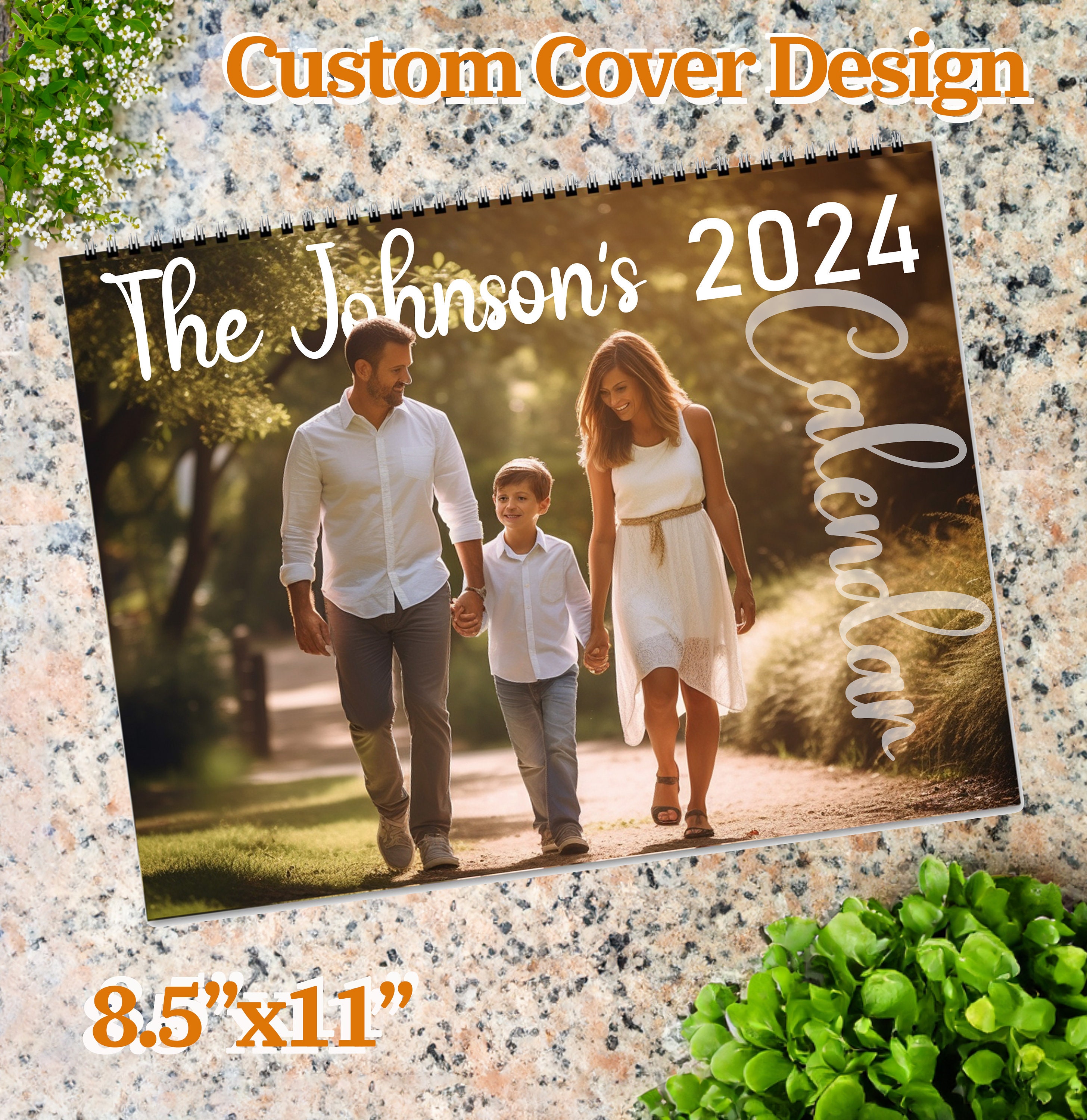 Personalized Photo Calendar 2024 Wall Calendar Photo Calendar