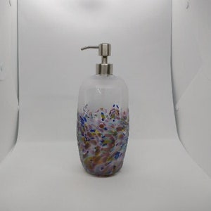 Glasseife Pumps Glas seifenspender handgeblasene Glasseife Pumpe Lotion Spender Küche Bad Flüssigseife