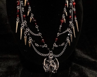 Handmade Demon Girl Necklace