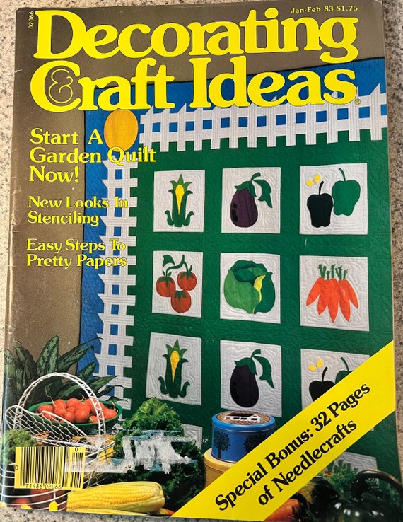 Vintage Decorating & Craft Ideas Magazine January-february - Etsy