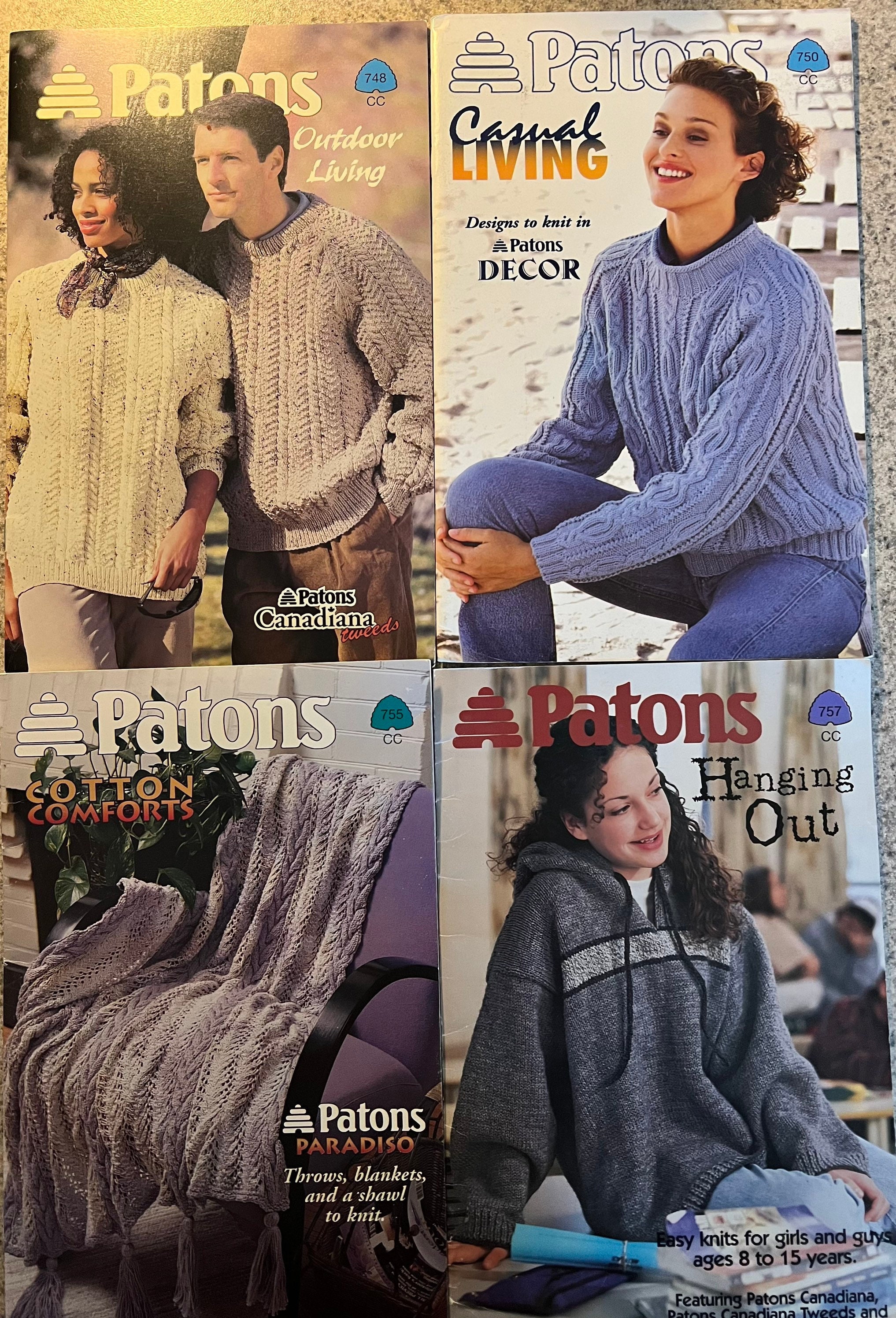 Vintage Patons Pocket Patterns Knitting Booklets set of 4 Etsy
