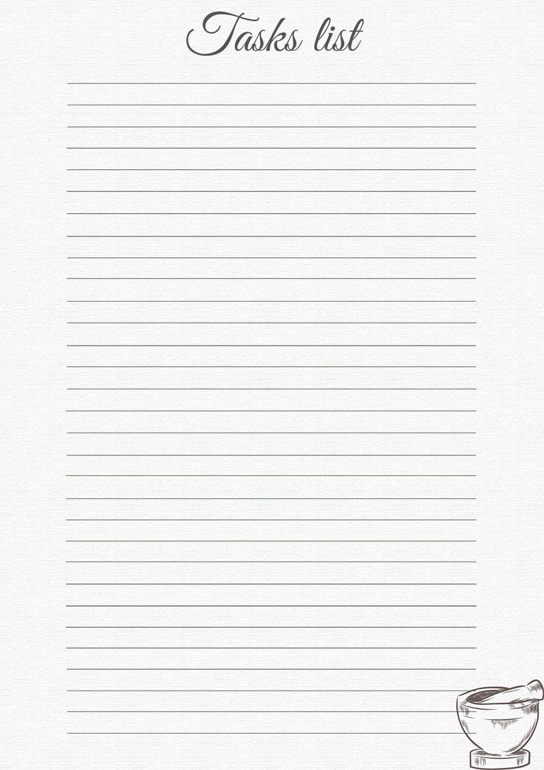 Printable Spoon Theory Guide and Planner Guide Imprimable De Etsy