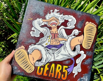 Handmade Anime Canvas Painting