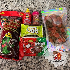 Chamoy pickle kit / Mexican candy / sweet and spicy pickle