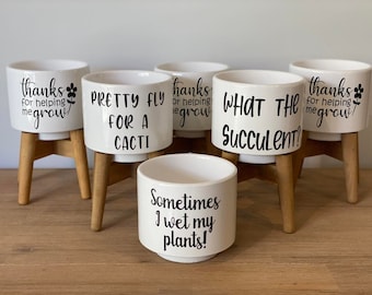 Sticker only for the terracotta planter pot