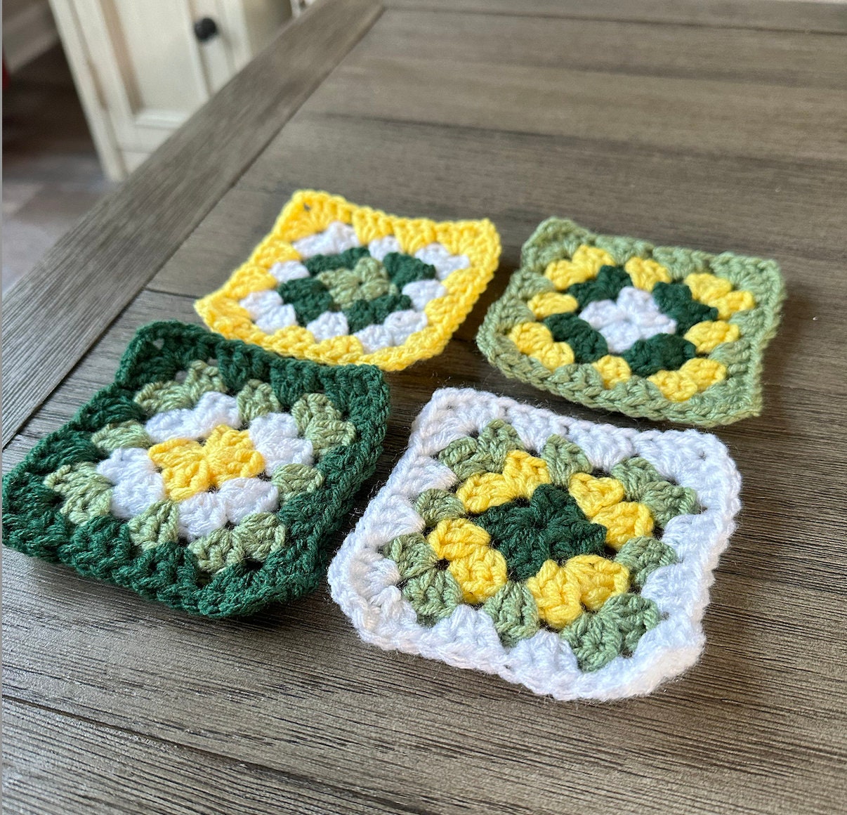 Crochet Coaster Set - Granny