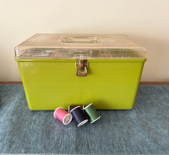 Vintage Sewing Storage Box Sewing Storage Thread Storage Etsy