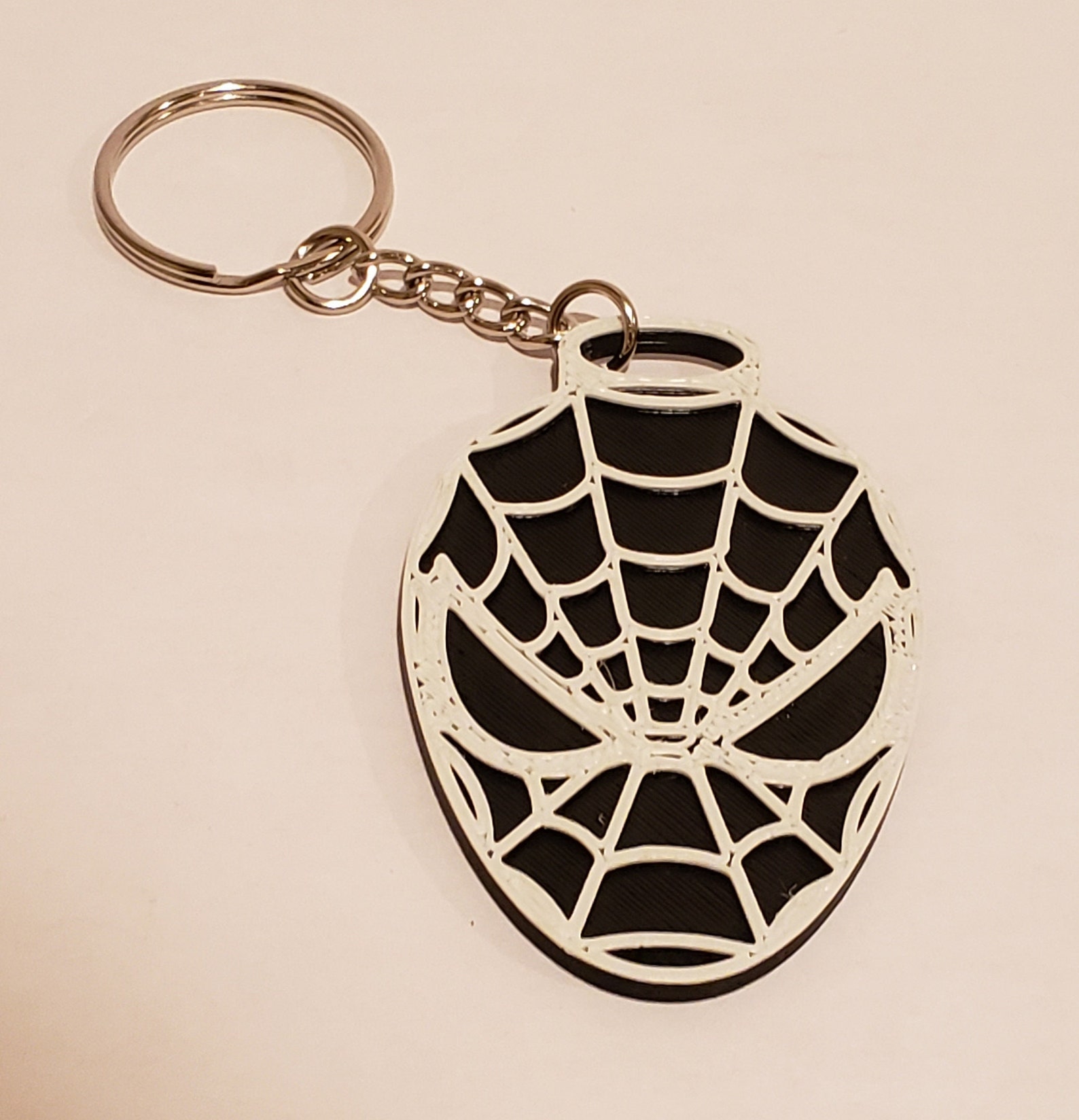 3D Printed Spiderman Keychain Etsy