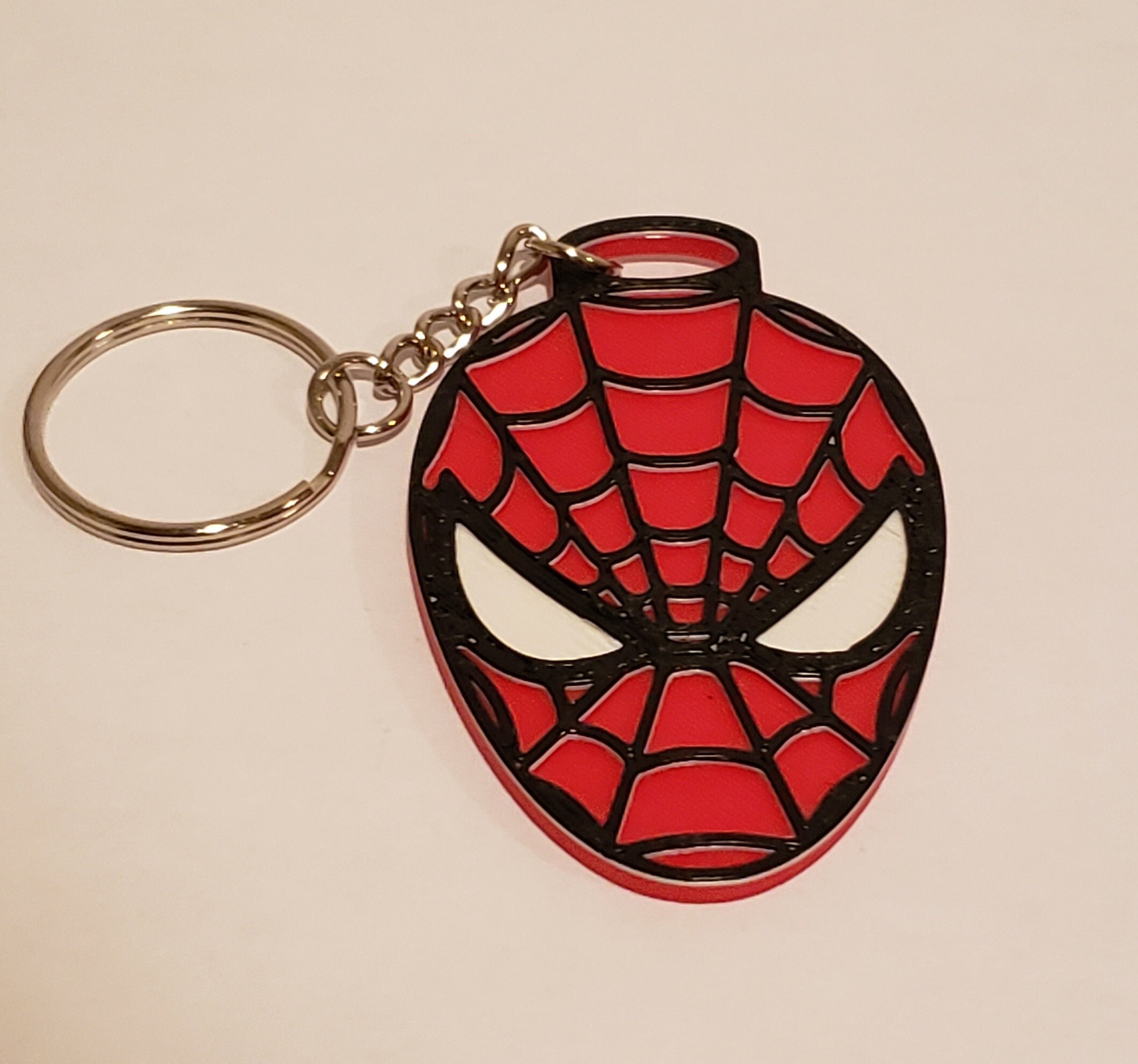 3D Printed Spiderman Keychain - Etsy