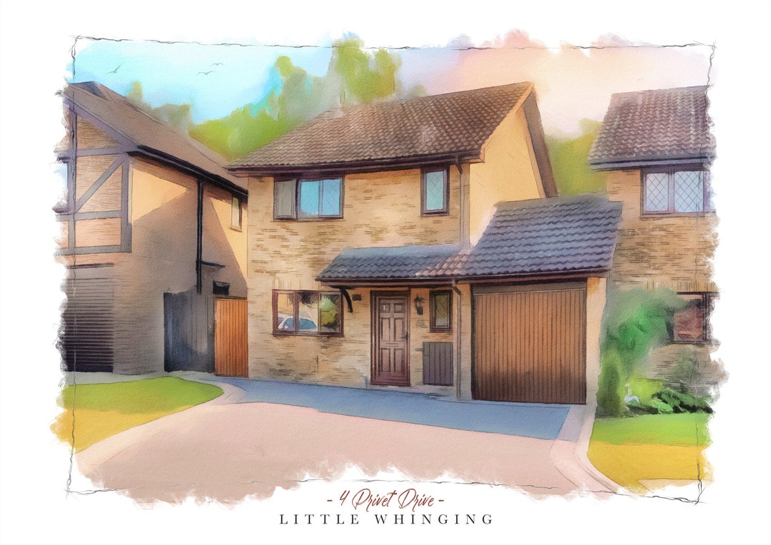 Custom House Portrait, House Painting Gift ,personalized Housewarming