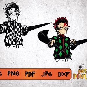 Anime Character PNG and PDF (Instant Download) 