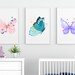 3 Printable Butterfly Wall Art Butterfly Arts Butterfly - Etsy
