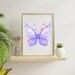 3 Printable Butterfly Wall Art Butterfly Arts Butterfly Room Decor ...