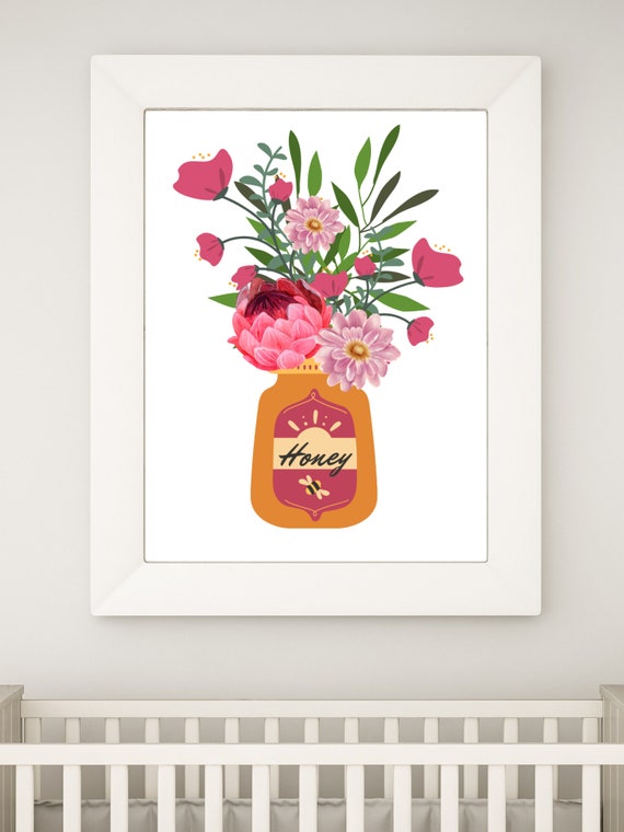 Girls Print Nursery Instant Download Printable Floral Wall Art Kids Bedroom Gender Neutral Girls Print Nursery Instant Download Printable Floral Wall Art Kids Bedroom Gender Neutral