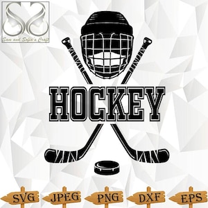 Hockey Svg | Hockey Stick Svg | Hockey Helmet Svg | Puck Svg | Play Hockey Svg | Ice Hockey Svg | Hockey Team Svg | Silhouette | Cricut