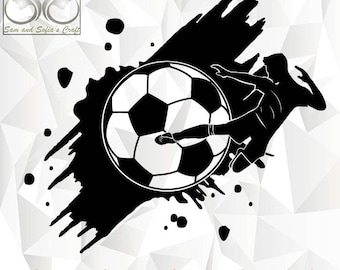 Soccer Svg | Soccer Player Svg |Soccer Sports Svg | Soccer Men Svg | Soccer Ball Svg | Sports| Soccer Clipart | Silhouette cut file | Cricut