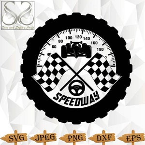Speedway Svg Png | Racing Car Svg | Extreme Sport Svg | Cut file for Cricut