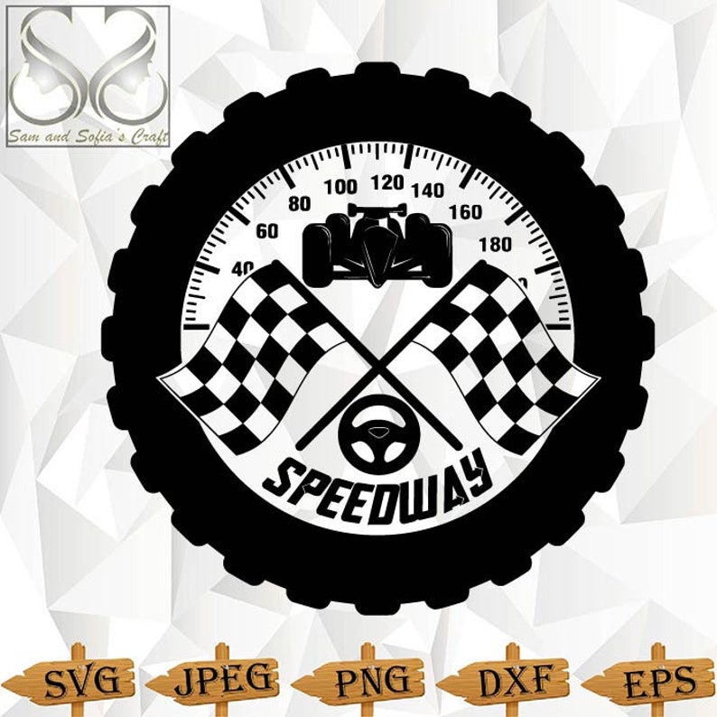 Speedway Svg Png | Racing Car Svg | Extreme Sport Svg | Cut File for ...