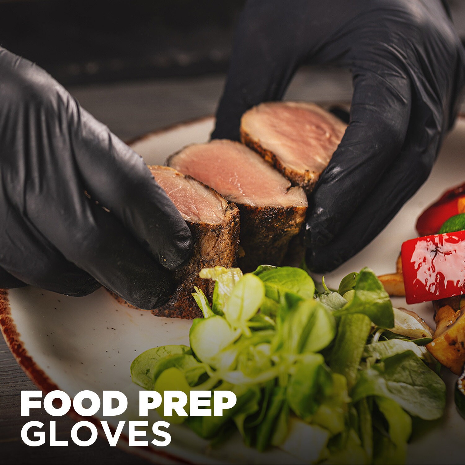 1000 Pack Saver Black Nitrile Gloves, Latex Free, Powder Free, 5.5 Mil