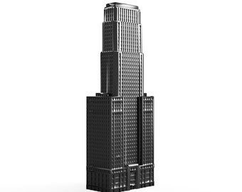 HO Scale Lasalle House 3D printed kit High Detail Gray 