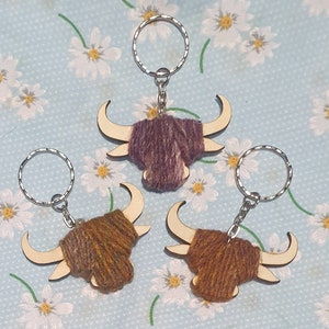 Keyring - Highland Cow - Loch Ness Gifts