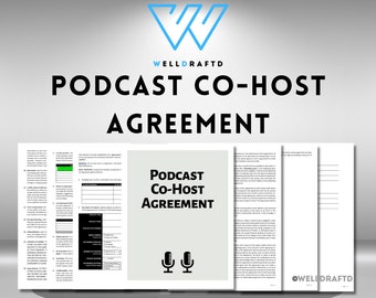 Podcast Co-Host Agreement | Lawyer-Drafted