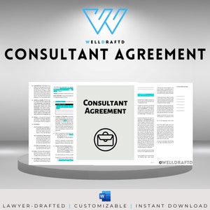 Consultant Agreement Template | Lawyer-Drafted