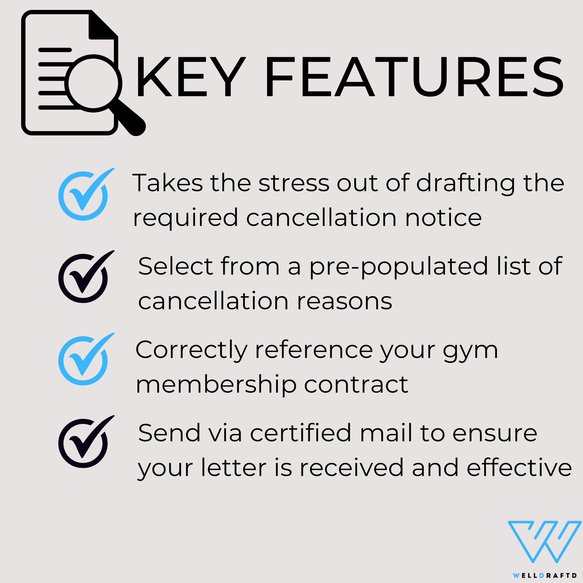Gym Membership Cancellation Letter Template | Lawyer-drafted - Etsy