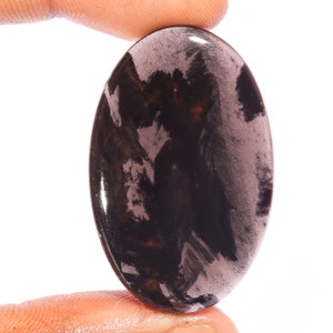 Immaculate Top Grade Quality 100% Natural Stick Agate  Oval Shape Cabochon Loose Gemstone For Making Jewelry 51.25 Ct 44x28x6 MM RJ-393