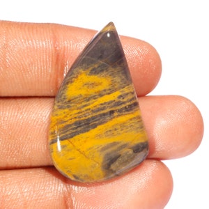 Fantastic Top Grade Quality 100% Natural Nellite  Fancy Shape Cabochon Loose Gemstone For Making Jewelry 40.60 Ct 38x23x6 MM RJ-154