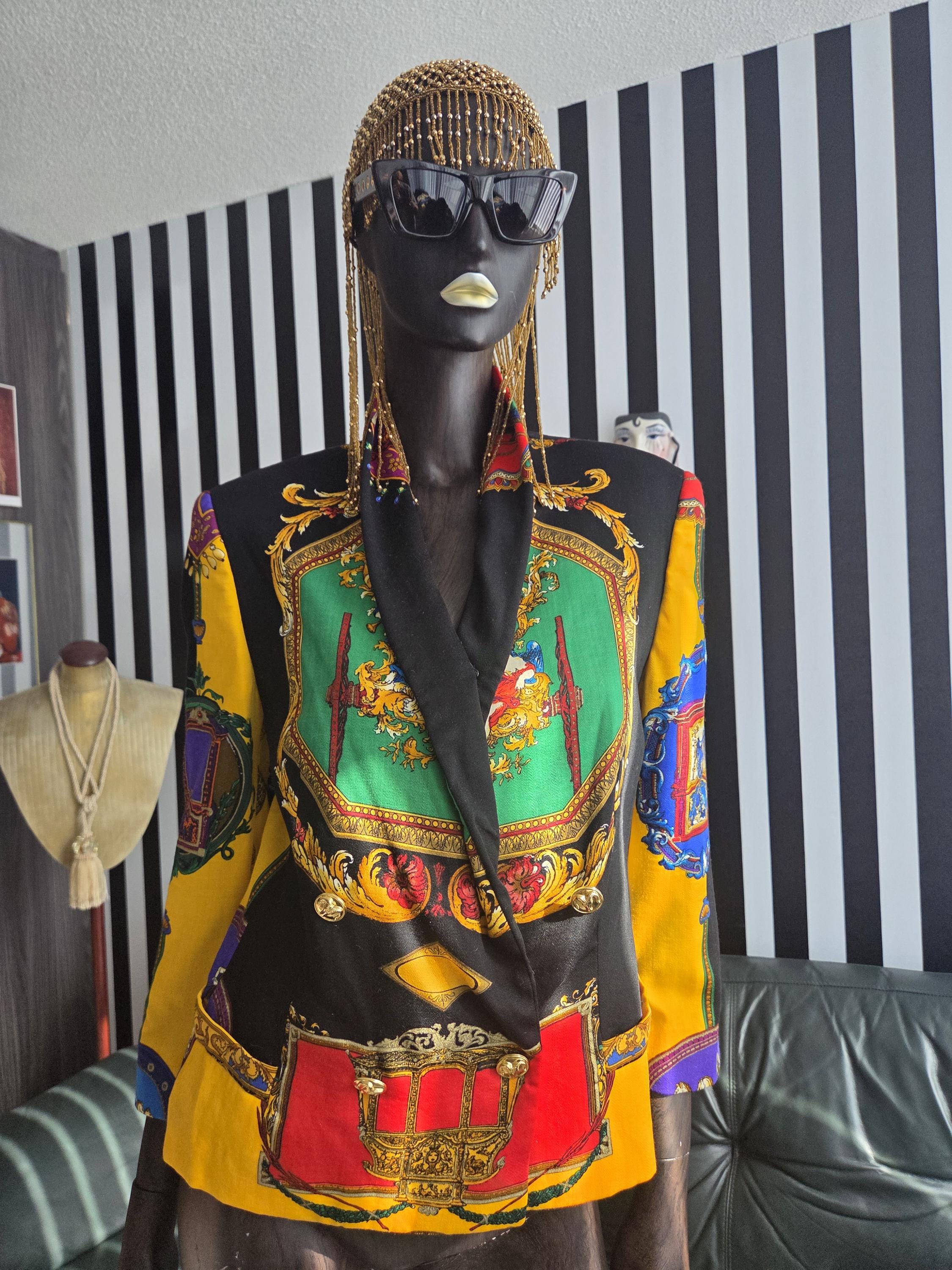 Versace Vintage Suit Woman - Etsy