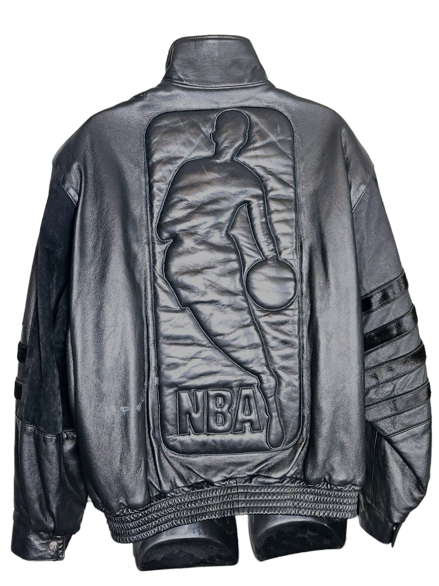 Jeff Hamilton NBAレザーボンバージャケット　激レア Jeff Hamilton NBA Jacket