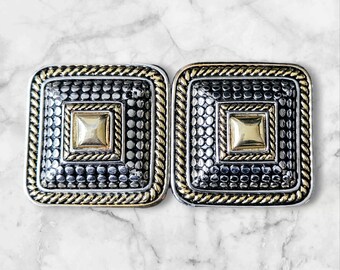 Vintage 1980s Belt Buckle by Douglas Paquette - Etsy display picture 2