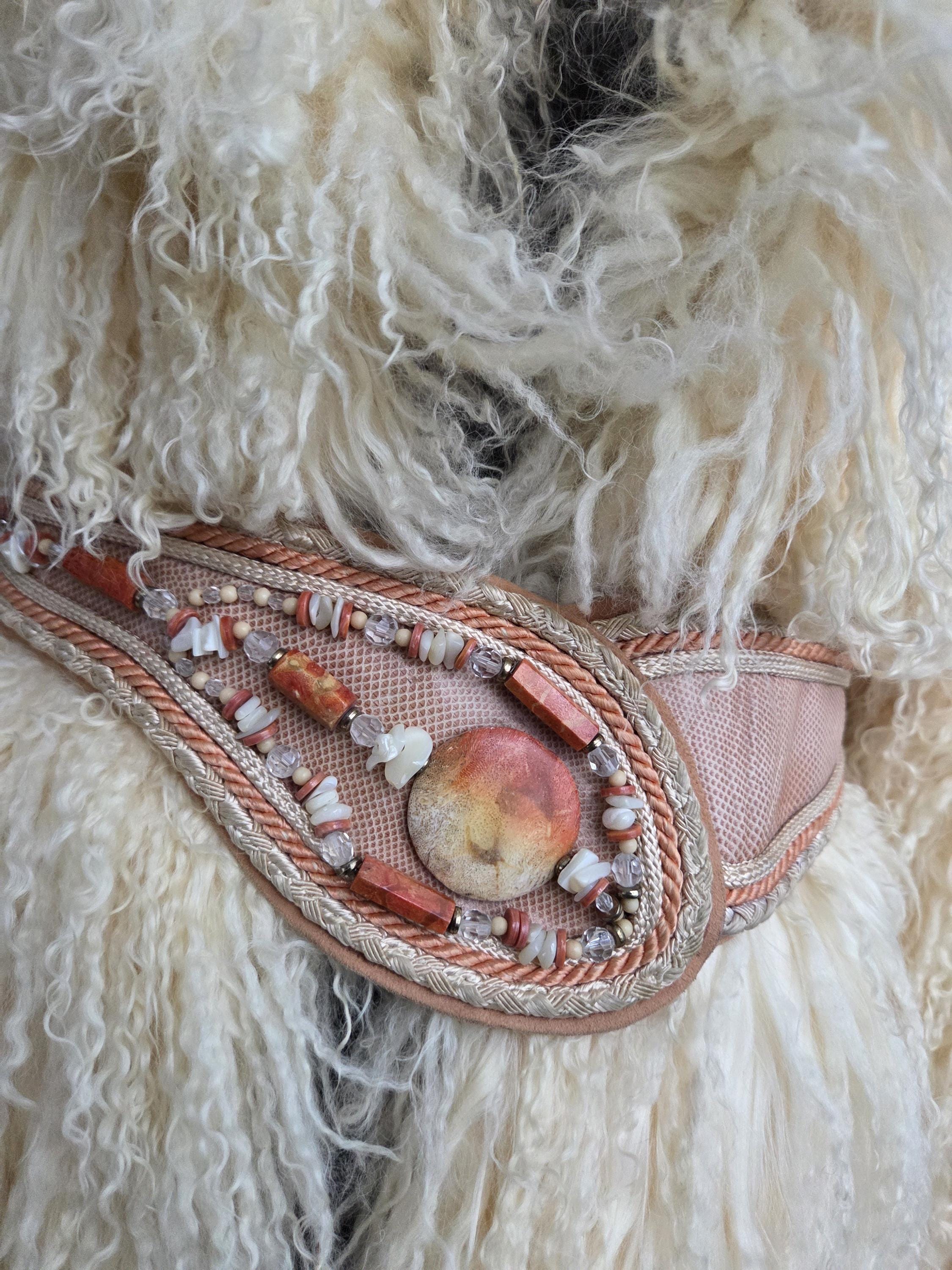Vintage Salena’s Collection,  handcrafted belt Vtg 1989 Beaded Belt Salena main image 4